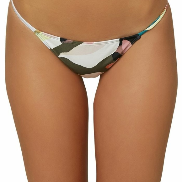 NEW O'Neill Multi Color Calla Print Hipster Bikini Bottom Size MEDIUM NWT Junior - Picture 5 of 5